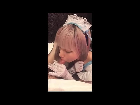 ❤️ 日本偶像 [mayuka]，法國女僕服裝，第 1 部分，口交和用乳液混蛋 ❤ 色情視頻 在我們