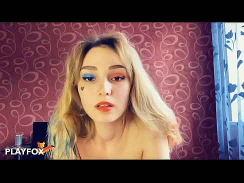 ❤️ 神奇的虛擬現實眼鏡讓我和哈莉奎恩發生性關係 ❤ 色情視頻 在我們
